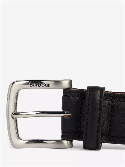 barbour moray leather belt.